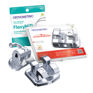 BRACKETS METAL ROTH ADVANCED X KIT C/TUBOS 1ER M X 1 CASO - ORTHOMETRIC